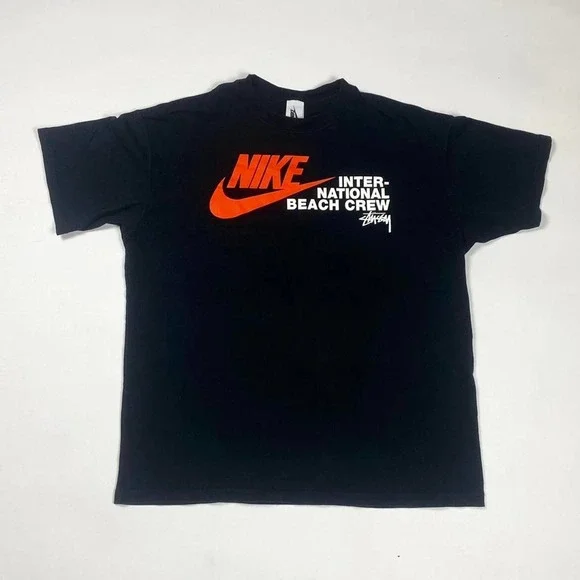 ★関税込★Stussy★International Beach Crew T-Shirt Black★ Stüssy | Shirts | Stussy X Nike International Beach Crew